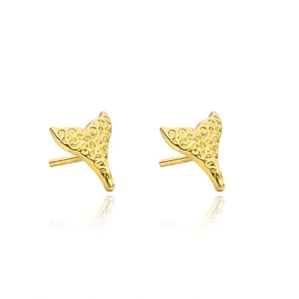 Brinco Calda de Baleia (1,5g) (Banho Ouro 18k)