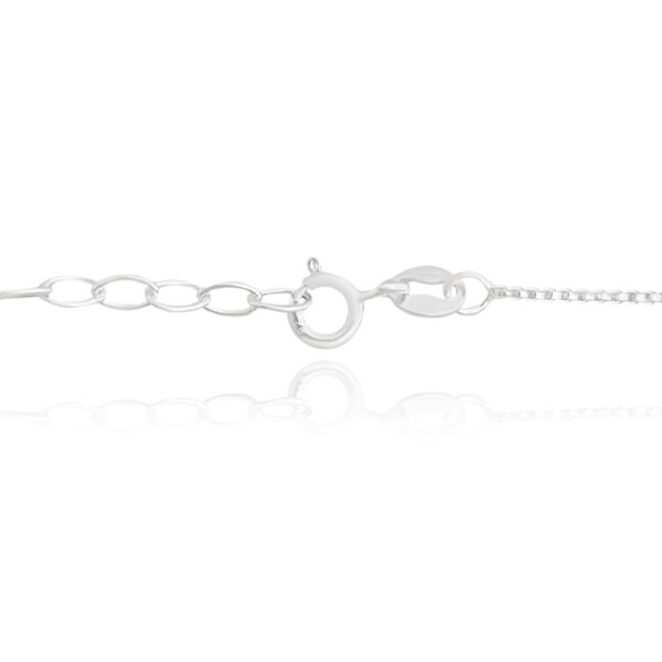 Pulseira Veneziana Redonda Cravejada em Zircônia (Fecho Tradicional) (Ajustável) (PRATA 925 MACIÇA) - Image 2